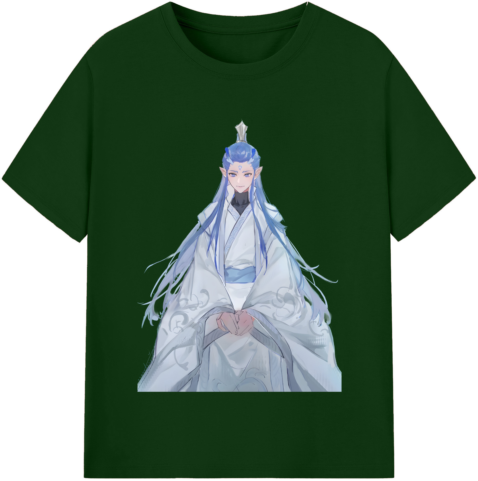 （画像用） Ne Zha 2 ナタ 魔童の大暴れ 綿100％半袖Tシャツ（フロントプリント）